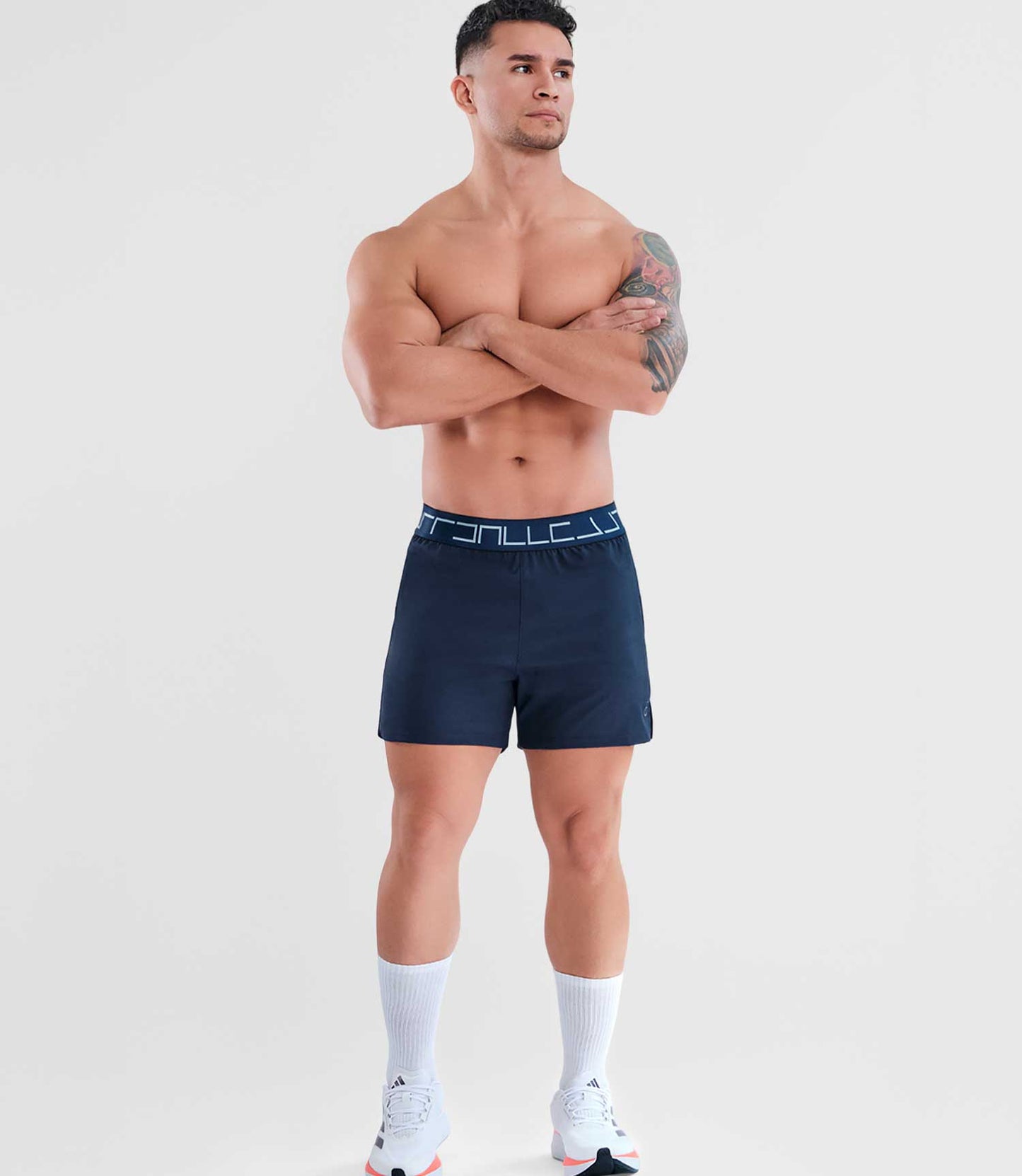 Pantaloneta Tipo Short Azul Navy Para Hombre