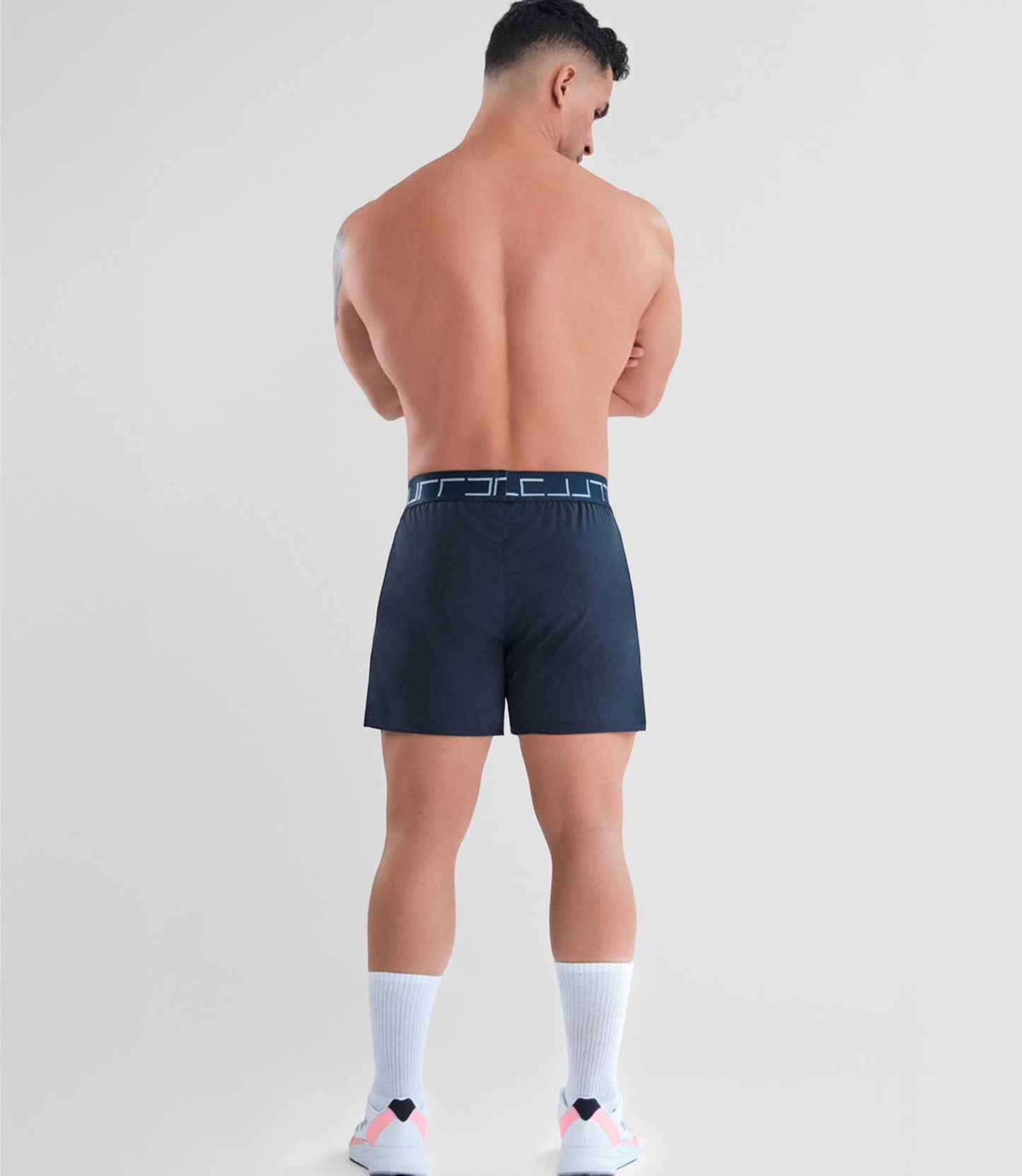 Pantaloneta Tipo Short Azul Navy Para Hombre