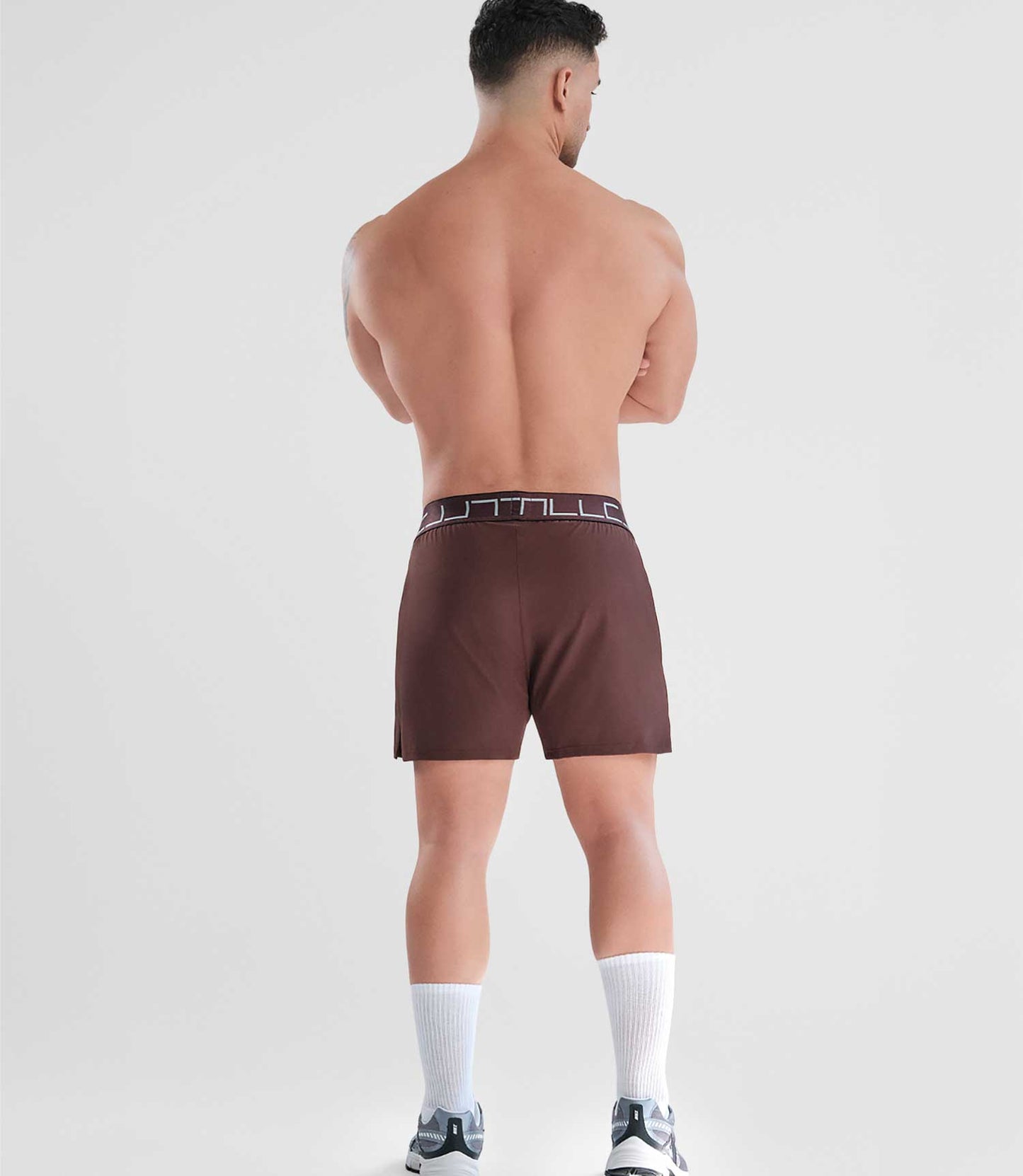Pantaloneta Tipo Short Café Mocha Mousse Para Hombre