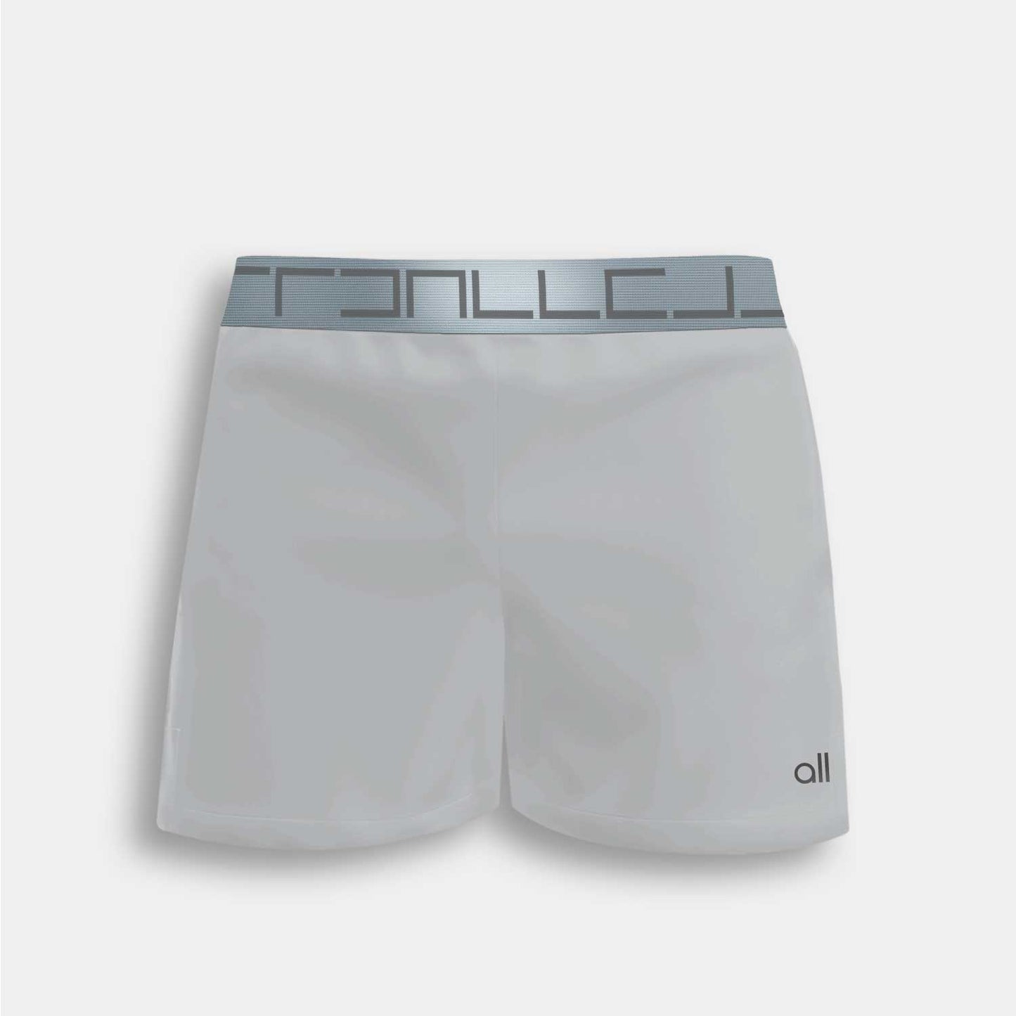Pantaloneta Tipo Short Gray Gris Claro Para Hombre