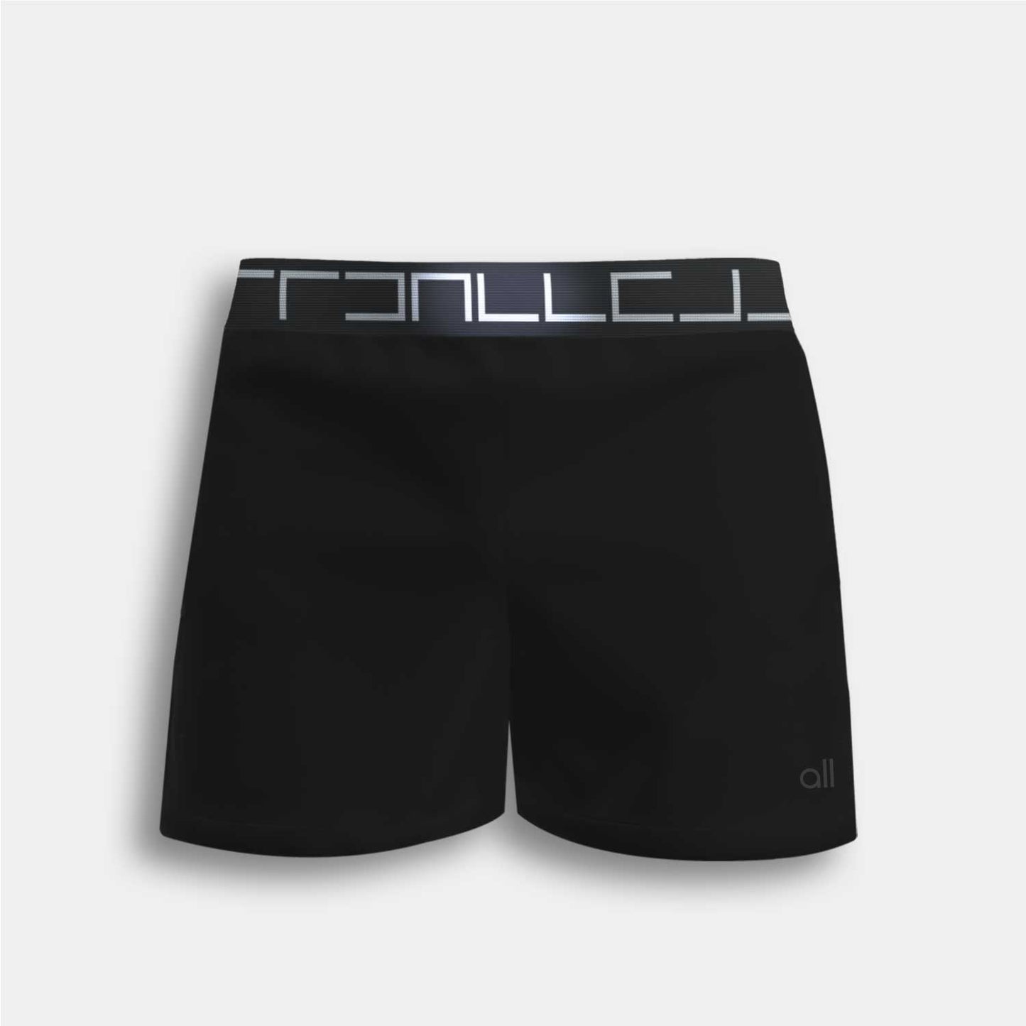Pantaloneta Tipo Short Black Negro Para Hombre
