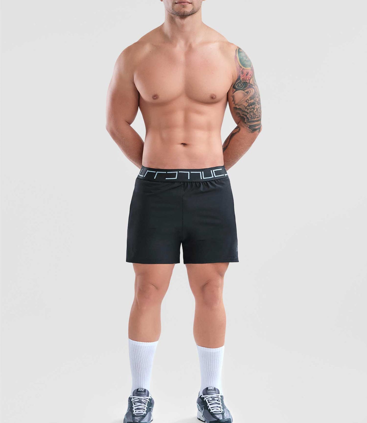 Pantaloneta Tipo Short Black Negro Para Hombre