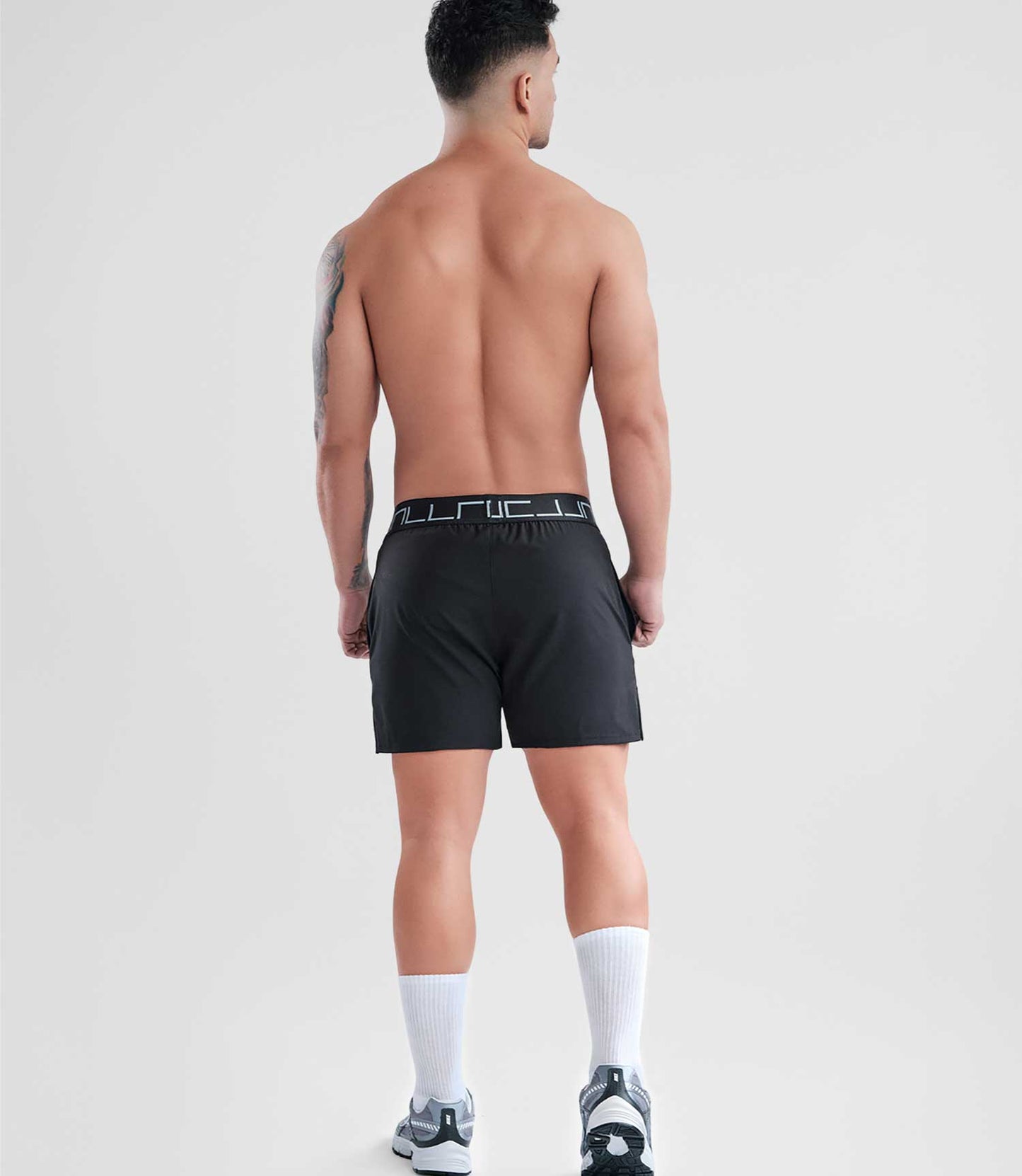 Pantaloneta Tipo Short Black Negro Para Hombre