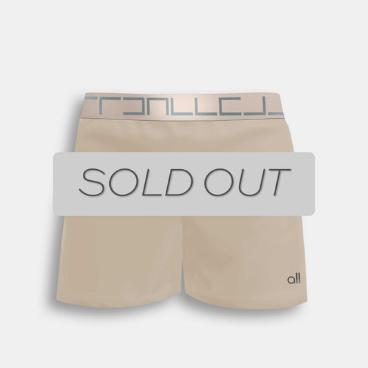 Pantaloneta Tipo Short Beige Arena Para Hombre