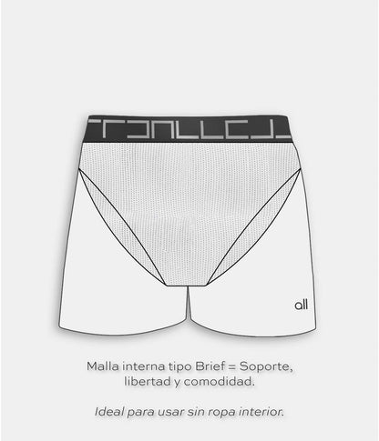 Pantaloneta Tipo Short Beige Arena Para Hombre
