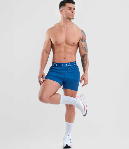Pantaloneta Tipo Short Azul Royal Para Hombre