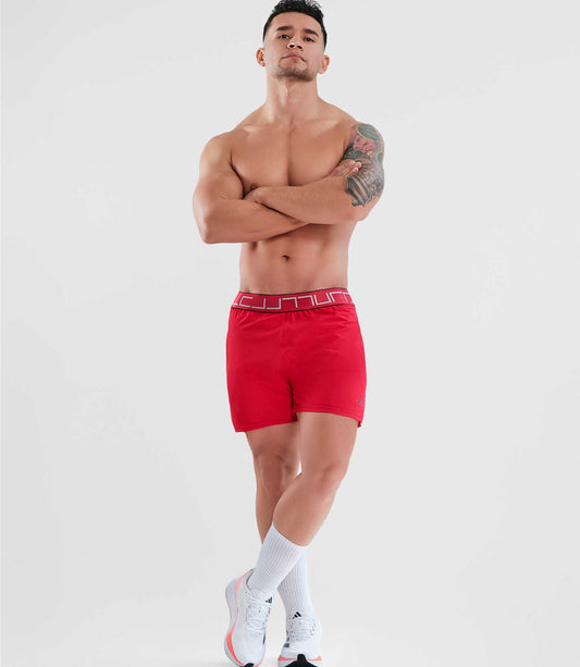 Pantaloneta Tipo Short Rojo Ferrari Para Hombre