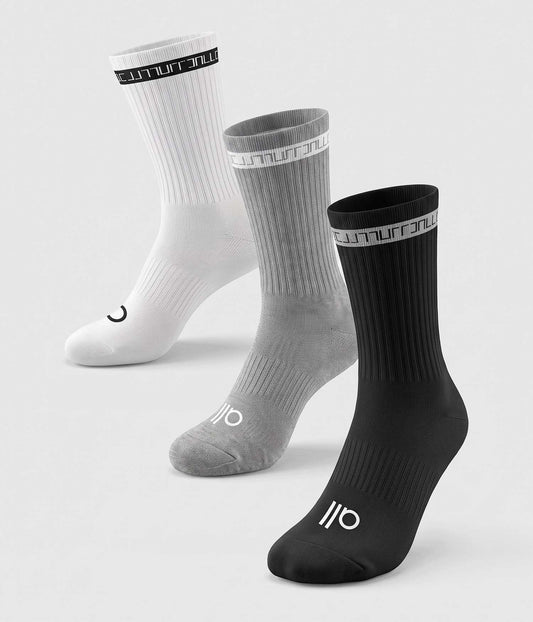 Medias deportivas TRIPACK / sports socks caña alta TRIPACK talla unica / one size