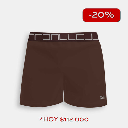 Pantaloneta Tipo Short Café Mocha Mousse Para Hombre