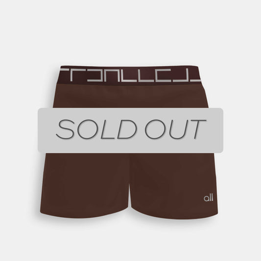 Pantaloneta Tipo Short Café Mocha Mousse Para Hombre