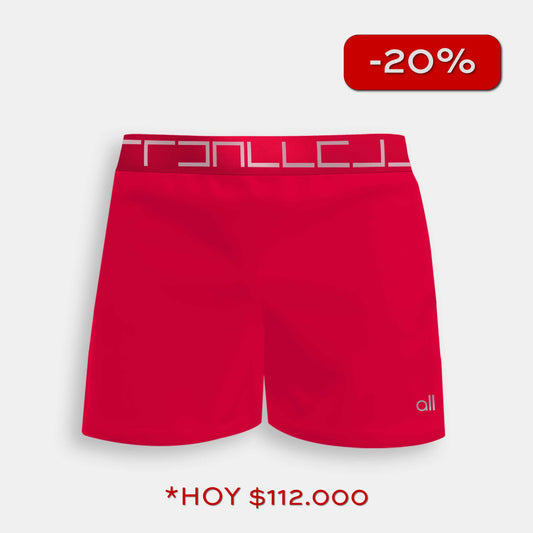 Pantaloneta Tipo Short Rojo Ferrari Para Hombre