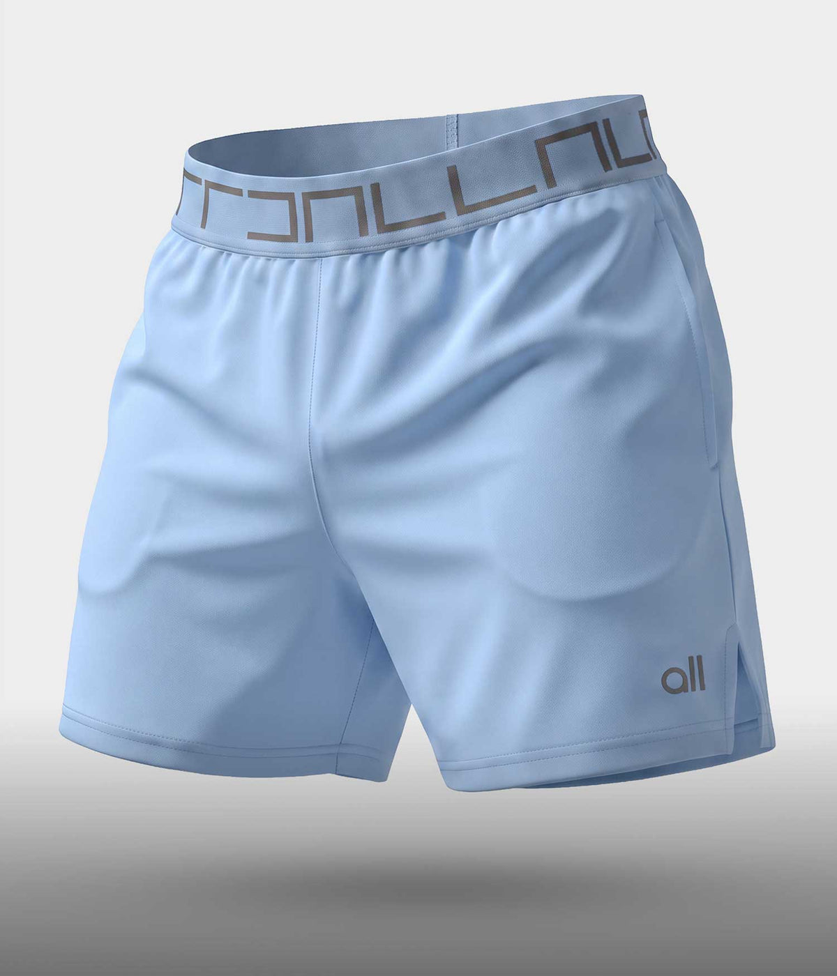 Pantaloneta Corta Deportiva Tipo Short azul sky blue Para Hombre