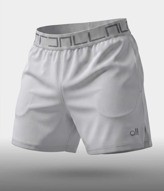 Pantaloneta Corta Deportiva Tipo Short gris claro ligth gray Para Hombre