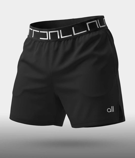 Pantaloneta Corta Deportiva Tipo Short Negra Black Para Hombre