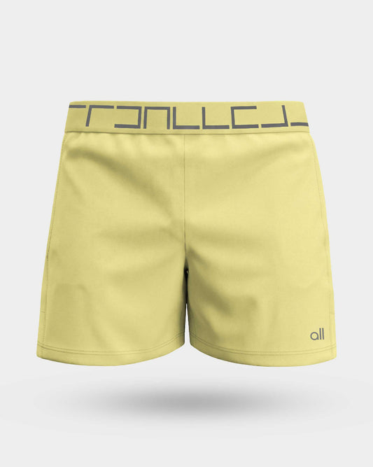 Pantaloneta Corta Deportiva Tipo Short Amarillo Butter Yellow Para Hombre
