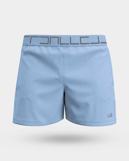 Pantaloneta Corta Deportiva Tipo Short azul sky blue Para Hombre