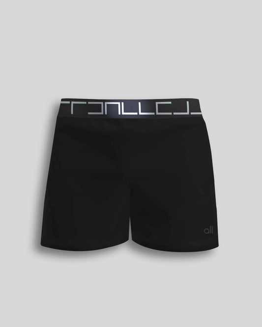 Pantaloneta Tipo Short Black Negro Para Hombre