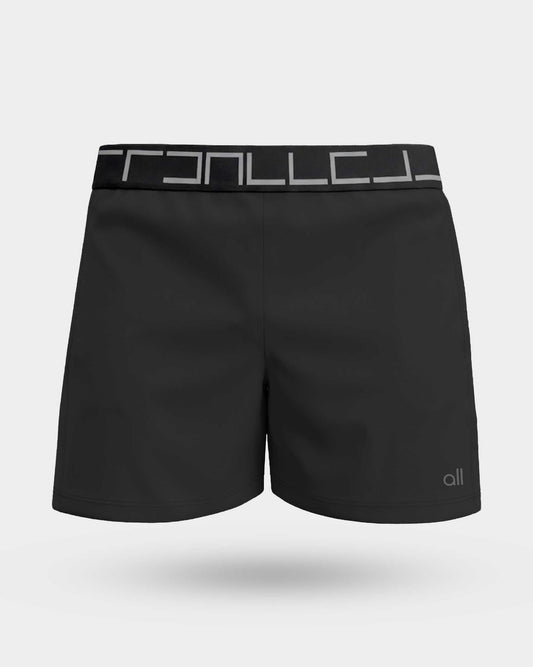 Pantaloneta Corta Deportiva Tipo Short Negra Black Para Hombre