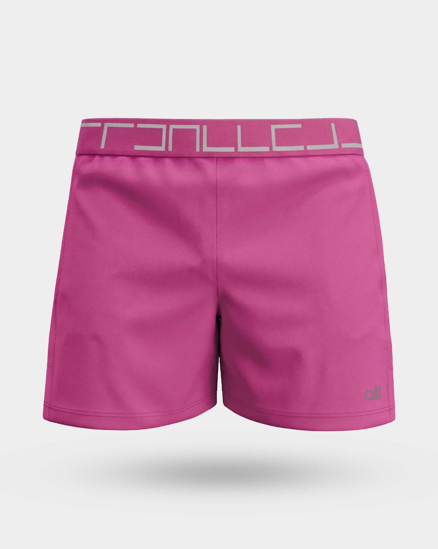 Pantaloneta Corta Deportiva Tipo Short Rosa Hot Pink Para Hombre
