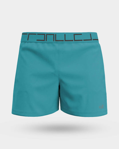 Pantaloneta Corta Deportiva Tipo Short verde Aquamarin Para Hombre