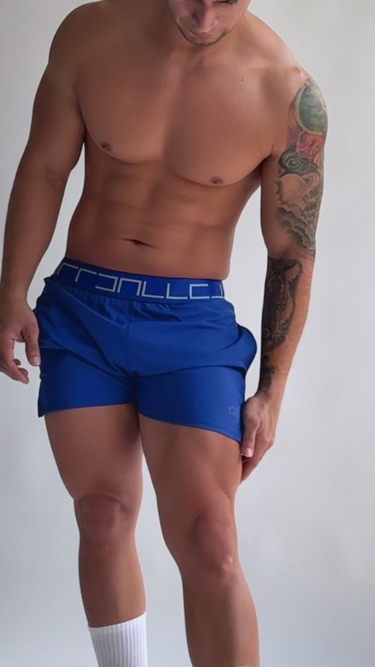 Pantaloneta Tipo Short Azul Royal Para Hombre