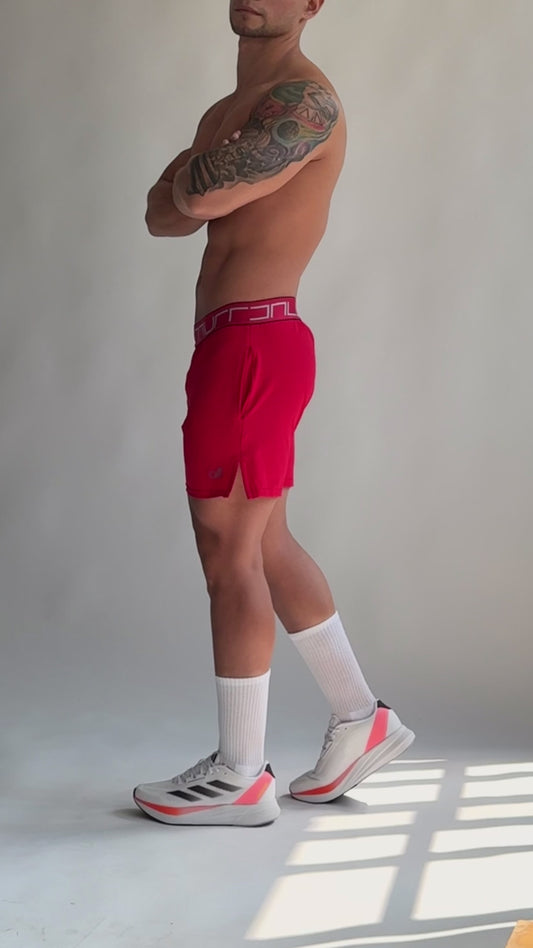 Pantaloneta Tipo Short Rojo Ferrari Para Hombre